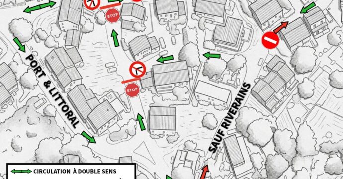 Nouveau sens de circulation de Caldarello